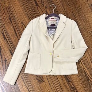 Anthropologie Women's Cream Blazer